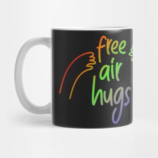 Air Hugs Rainbow Free Social Distancing Cute Back to School Mug